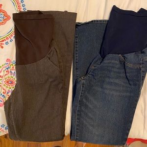 Maternity pants bundle size M 30 inch inseam